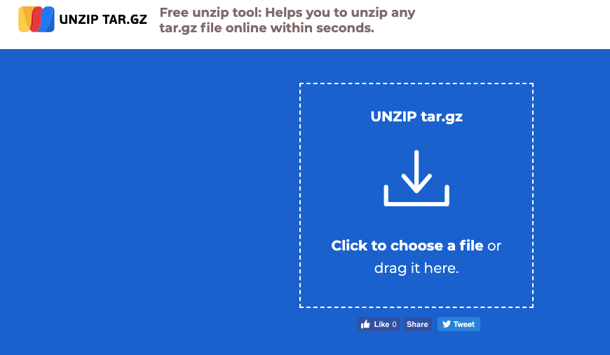 Unzip tar.gz: Helps you to Unzip any RAR Archive Online