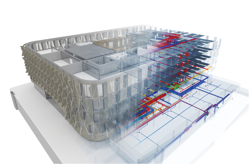 Global Building Information Modeling Market accounted for USD 5.41 Billion in 2021
